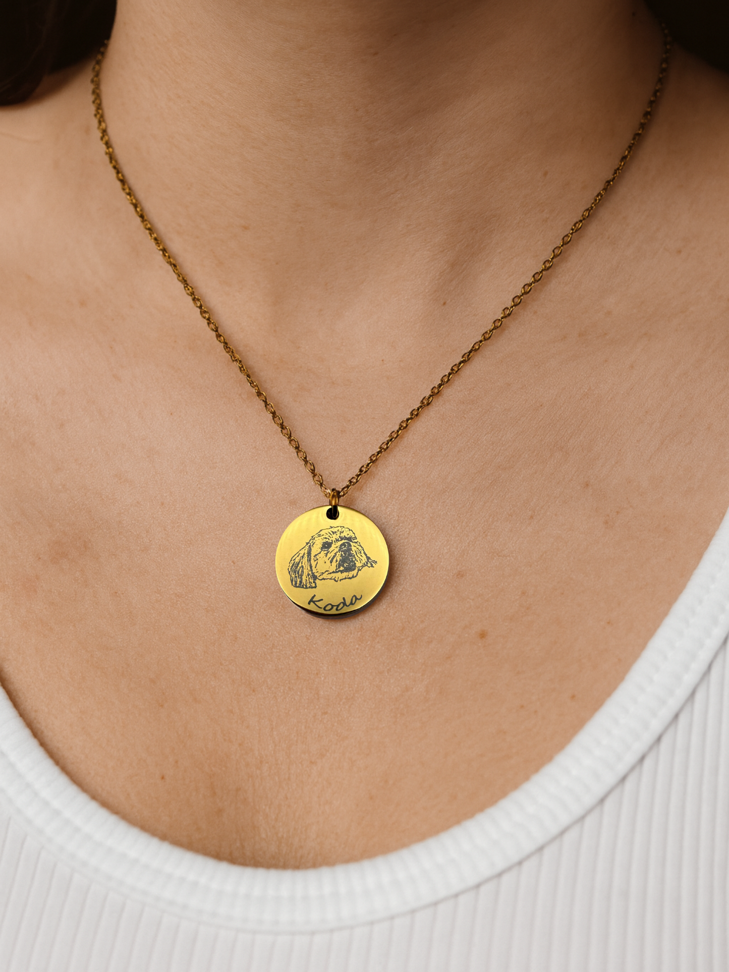Pet Portrait Necklace
