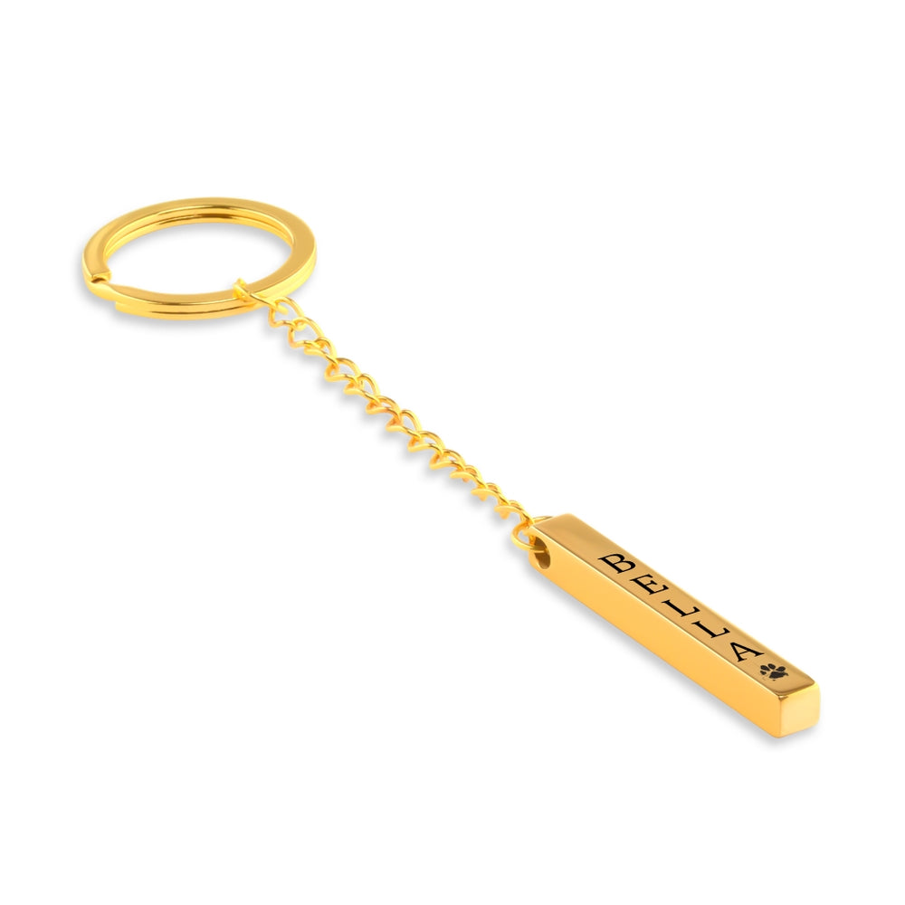 Pet Name Keychain