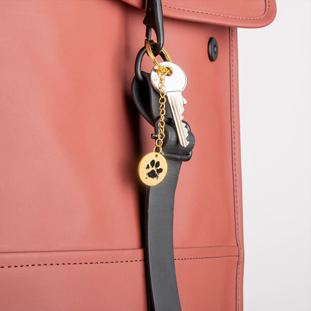 Paw Print Keychain